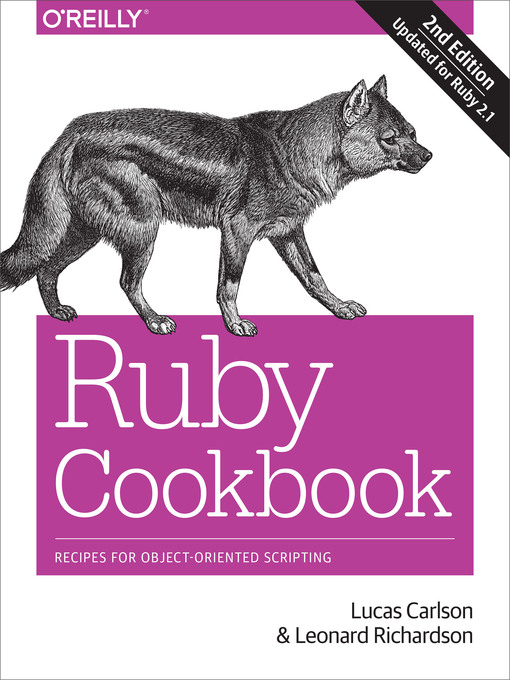 Title details for Ruby Cookbook by Lucas Carlson - Wait list